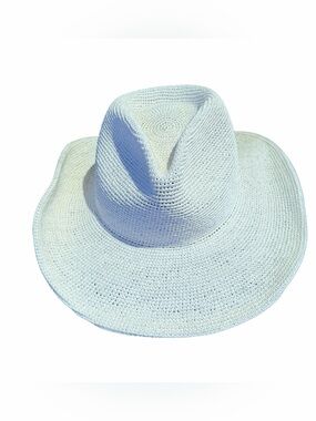 Aritzia Lasso Hat White Summer Resortwear Equestrian Minimalist Size XS